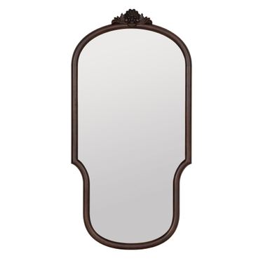 Madison Wall Mirror Dark BrownImage