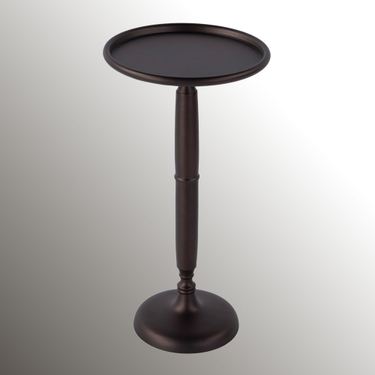 Alexi Pedestal Table Dark BronzeImage