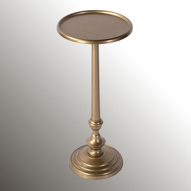 Astoria Pedestal Table Satin GoldImage