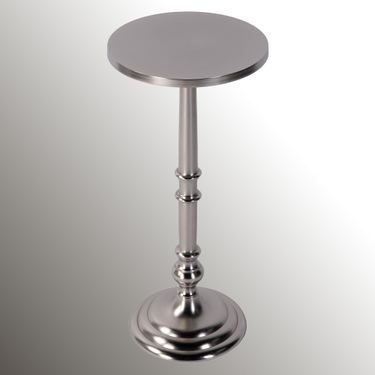 Garland Pedestal Table SilverImage