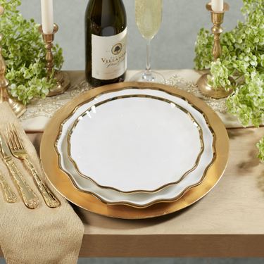 Regency Dessert Plates Gold Set of FourImage