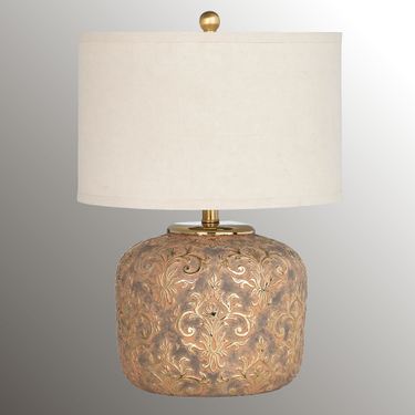 Desoto Table Lamp Pair BrownImage