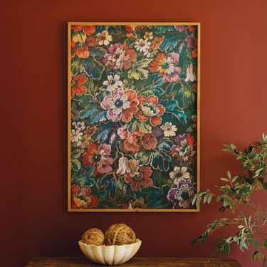 Floral Garden Framed Wall Art Multi JewelImage