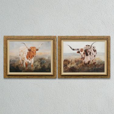 As Time Goes By Longhorn Cow 1 Framed Wall Art Multi EarthImage