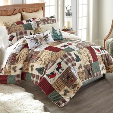Dashing Mini Comforter Set Multi WarmImage
