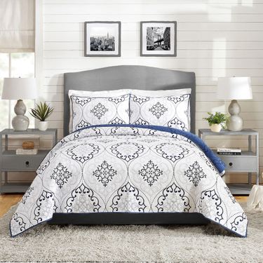 Chambers Mini Quilt Set NavyImage