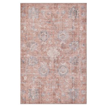 Washable Elba Rectangle Rug Sienna BrownImage