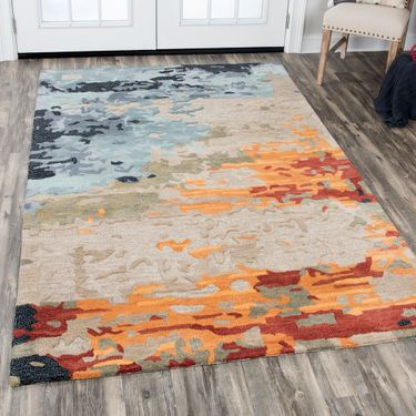 Color Array Rectangle Rug Multi Jewel 5 x 8Image