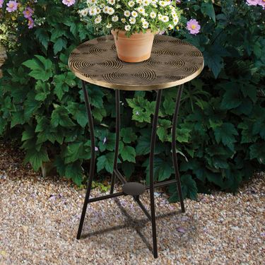 Radcliff Outdoor Accent Table GoldImage