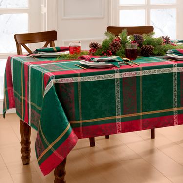 Noel Plaid Rectangle Tablecloth Multi WarmImage