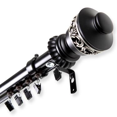 Tracery Traverse Curtain Rod SetImage