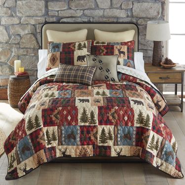 Woodland Patch Mini Quilt Set Multi WarmImage
