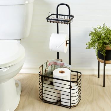 Avalon Toilet Paper Reserve BlackImage