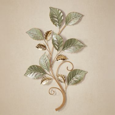 Adaira Leaves Wall Art GreenImage