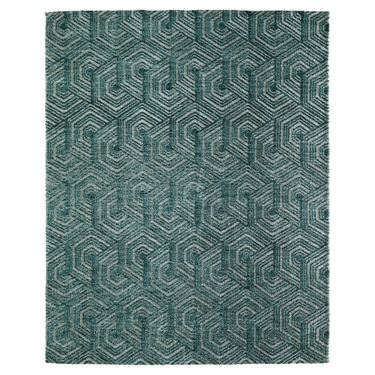Ronan Rectangle Rug Dark TealImage