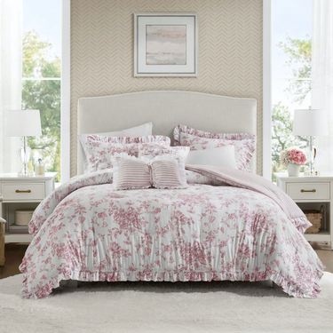 Adele Comforter Bed Set PinkImage