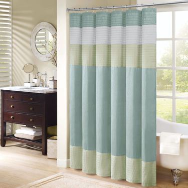 Amherst Shower Curtain Aqua 72 x 72Image
