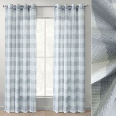 Kenwick Grommet Curtain Panel GrayImage