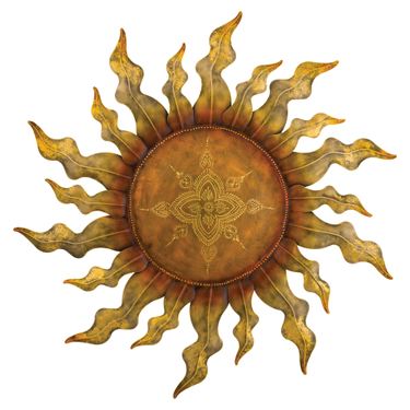 Aryana Sun Wall Sculpture Multi MetallicImage