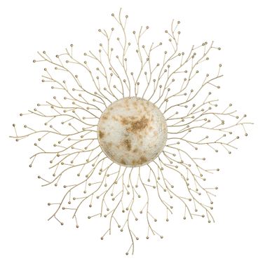 Metallic Burst Wall Art Multi MetallicImage