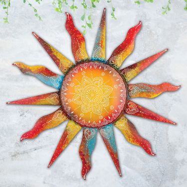 Maya Sun Wall Art Multi WarmImage