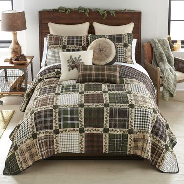Pine Patch Mini Quilt Set Multi WarmImage