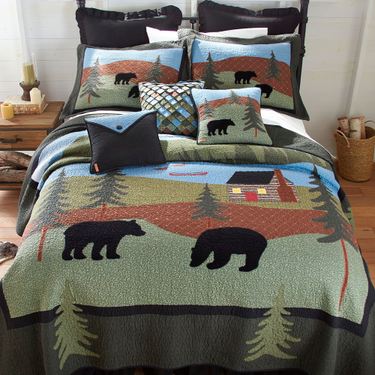 Bear Lake Quilt GreenImage