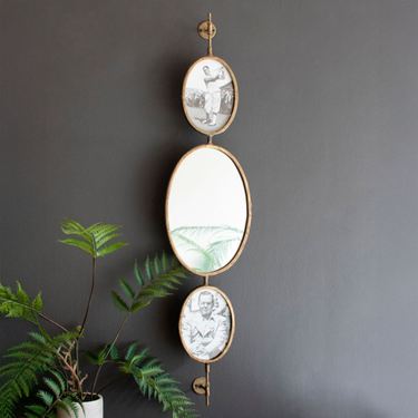 Sierra Wall Mirror Picture Frame Antique GoldImage