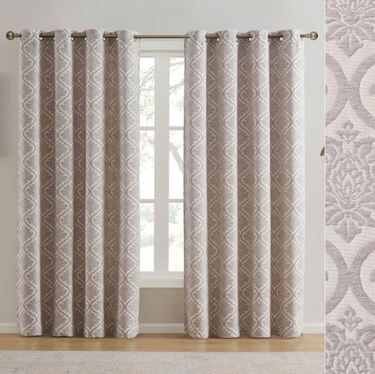 Annelise Wide Grommet Curtain Pair 108 x 84Image