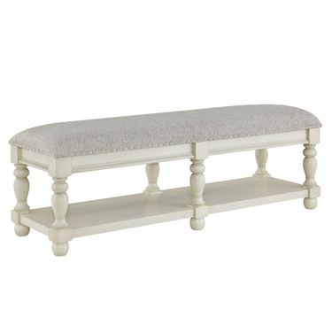 Carmine Bench Weathered WhiteImage