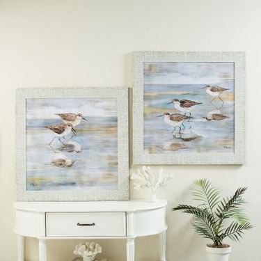 Sandpiper Scurry I Framed Wall Art Multi EarthImage