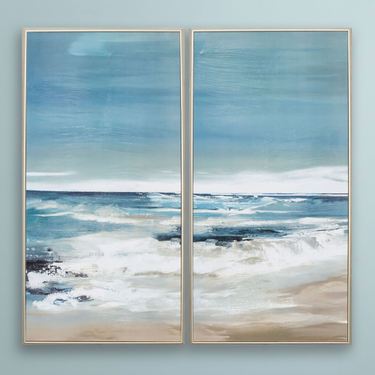 East Coast Framed Wall Art Multi Cool Set of TwoImage
