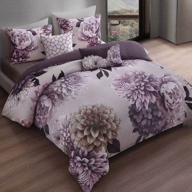 Plum Petal Comforter Bed SetImage