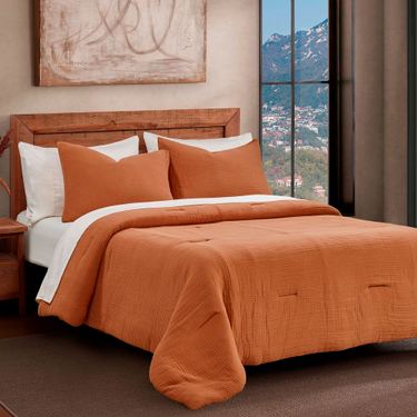 Cotton Voile Mini Comforter SetImage