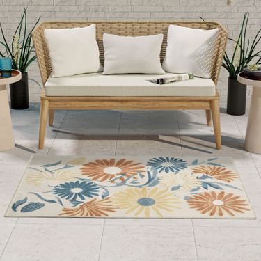 Renae Rectangle Rug Ivory 28 x 4Image