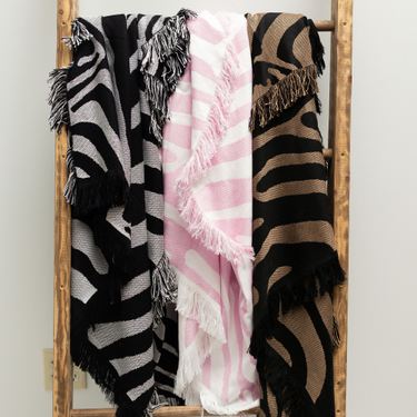 Zebra Throw BlanketImage