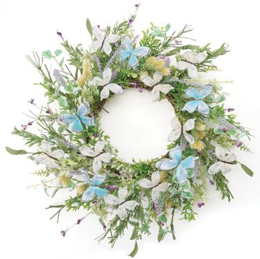 Butterfly Surprise Wreath Multi PastelImage