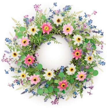 Spring Jubilee Wreath Multi PastelImage