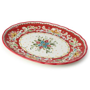 Provence Oval Serving Platter Multi EarthImage