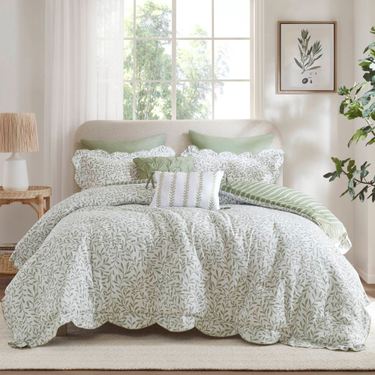 Darcy Comforter Bed Set SageImage