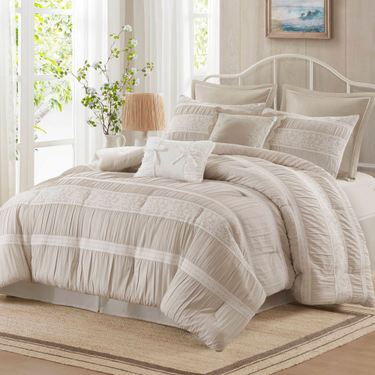 Perryn Comforter Bed Set NaturalImage