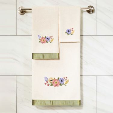 Verano Bath Towel Set Bath Hand FingertipImage