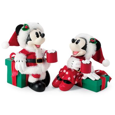 Mickey and Minnie Mouse Cocoa Break Clothtique Red 2 Piece SetImage