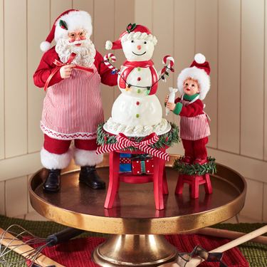 Santa Bake Off Clothtique Red Three Piece SetImage