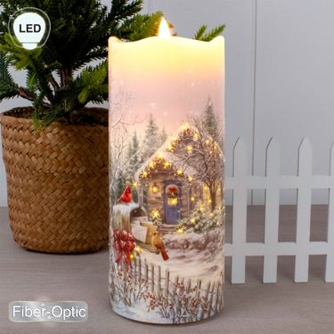 Cardinal Cottage LED Candle IvoryImage