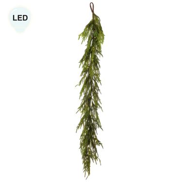 Norfolk Pine Lighted Garland GreenImage