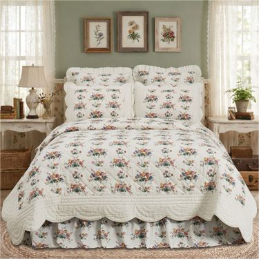 Rosehill Cottage Floral Quilt Multi WarmImage