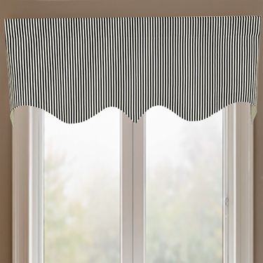 Ashford Stripe Shaped Valance 50 x 17Image