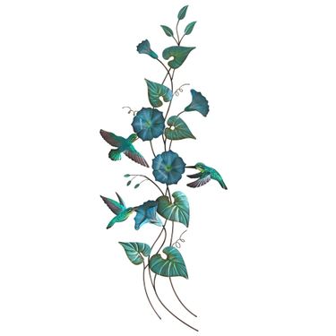 Morning Glories Vertical Swag Wall Sculpture Multi CoolImage