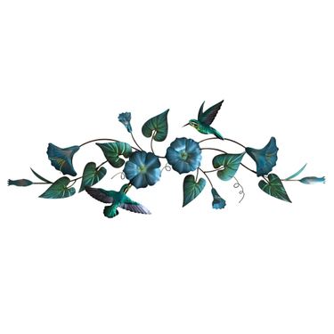 Morning Glories Horizontal Swag Wall Sculpture Multi CoolImage